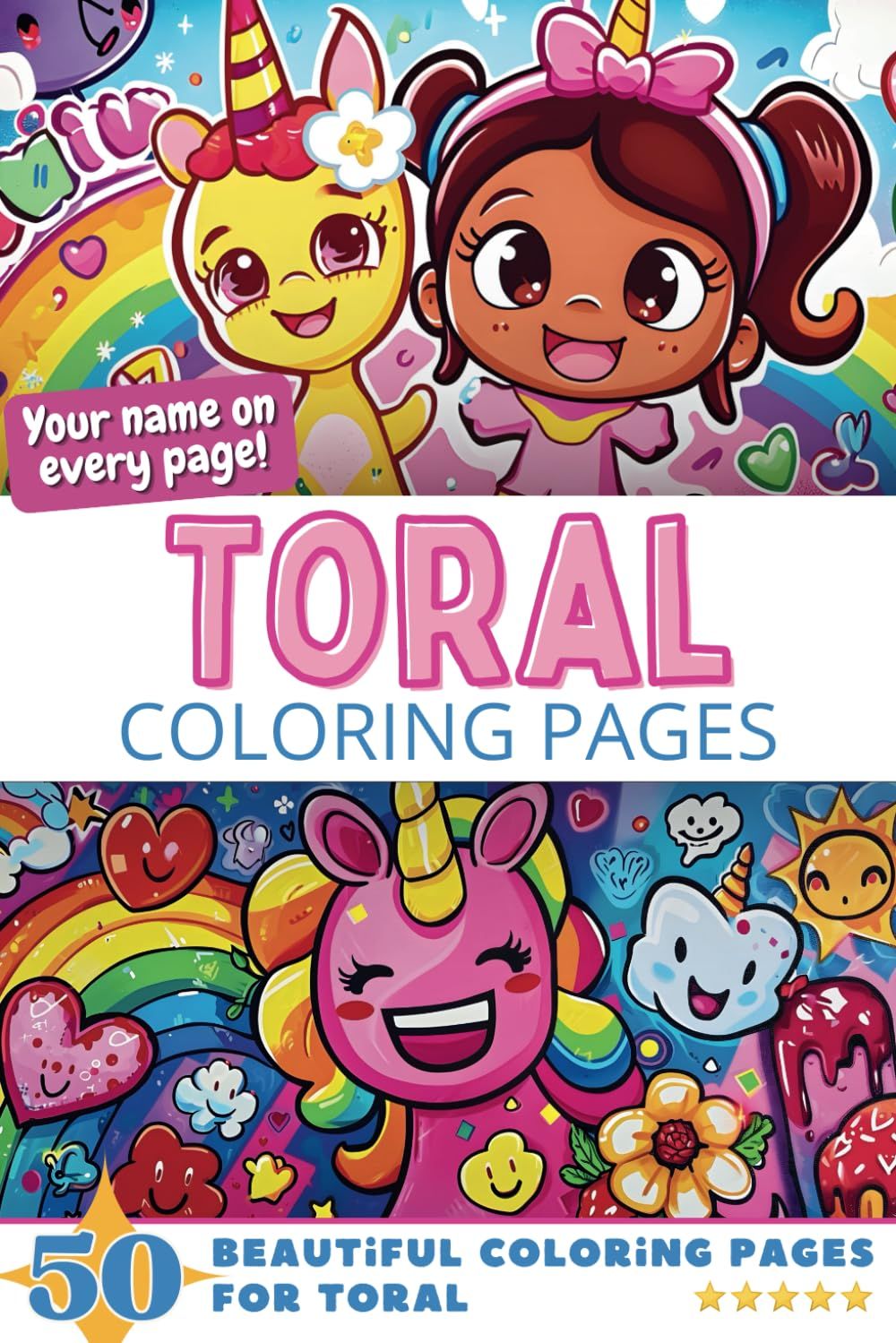 Toral Coloring Book Cover