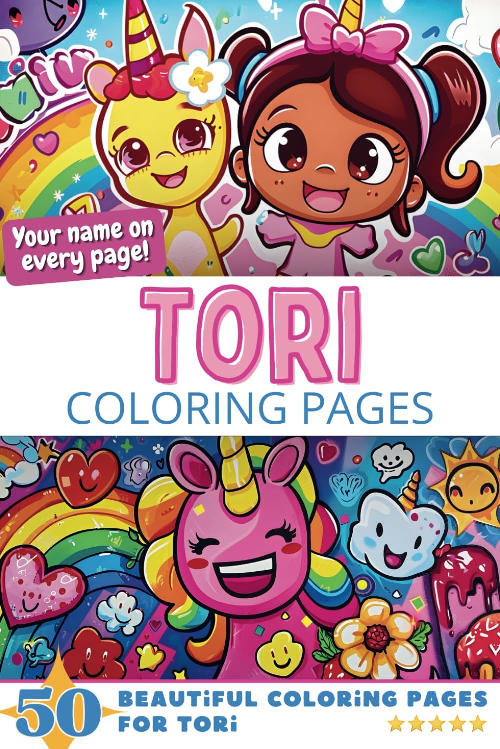 Tori Coloring Book Cover