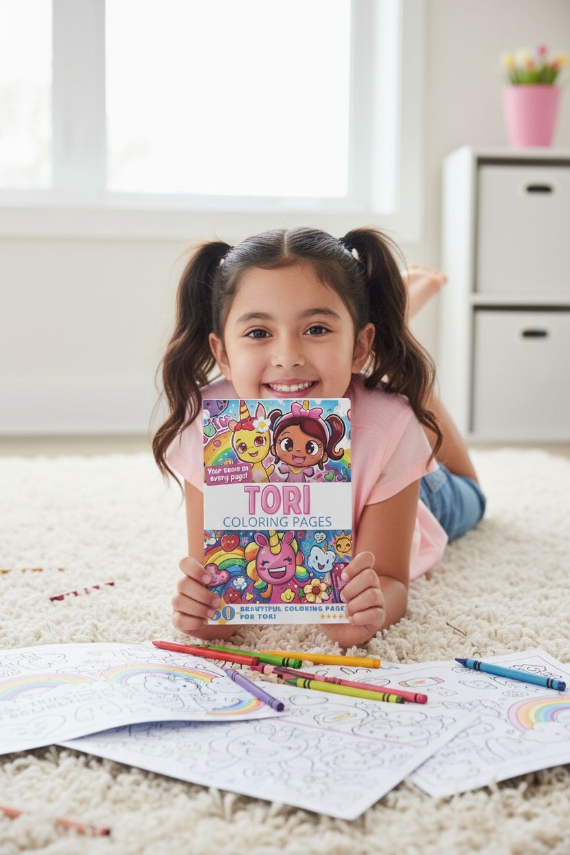 Tori personal coloring pages