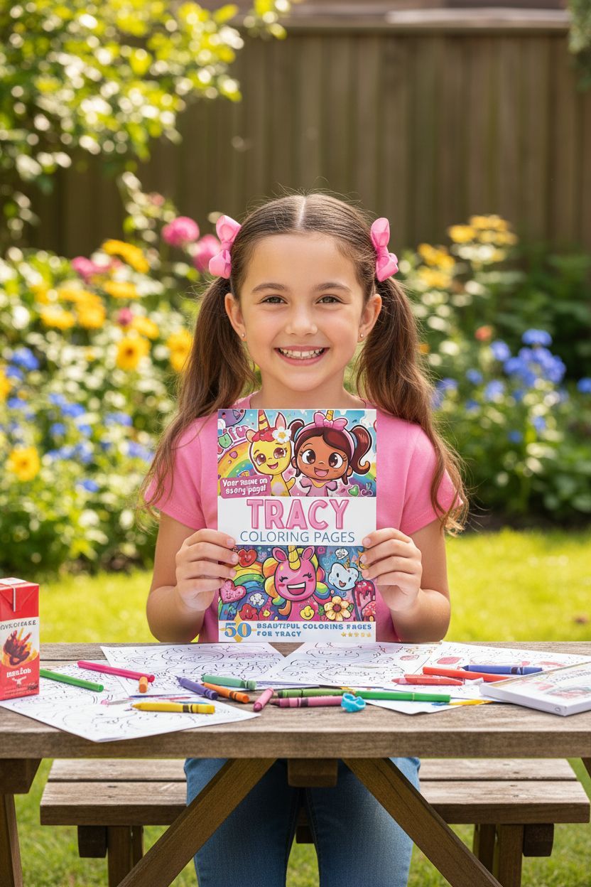 Tracy personal coloring pages