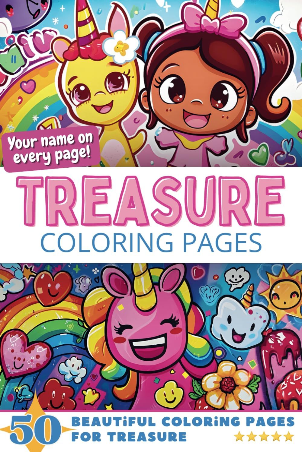 Treasure Coloring Book Cover