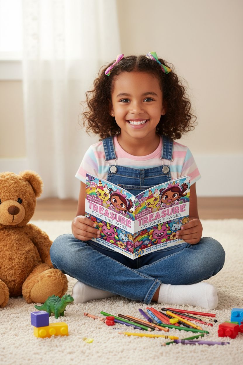 Treasure personal coloring pages