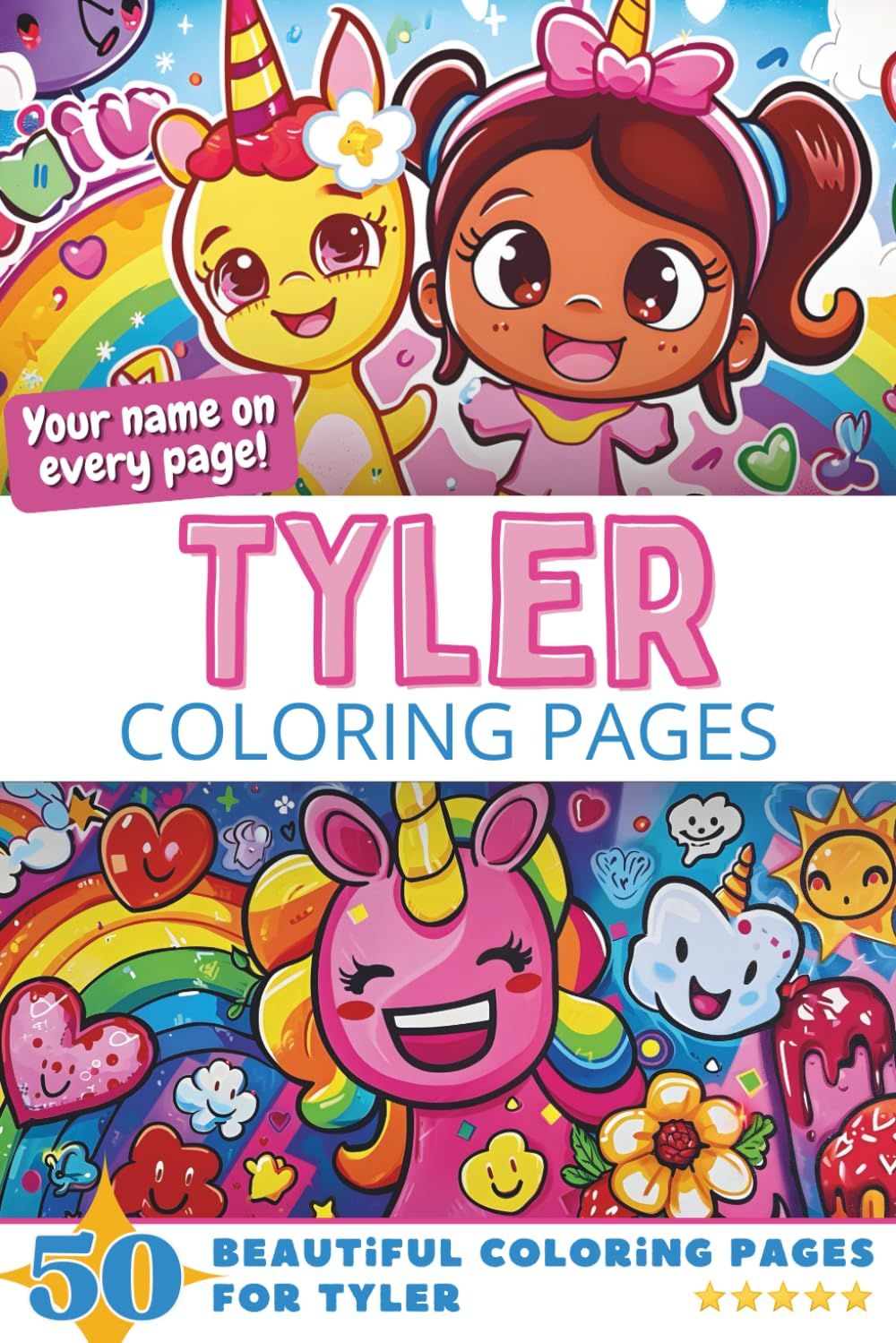 Tyler Coloring Book Cover