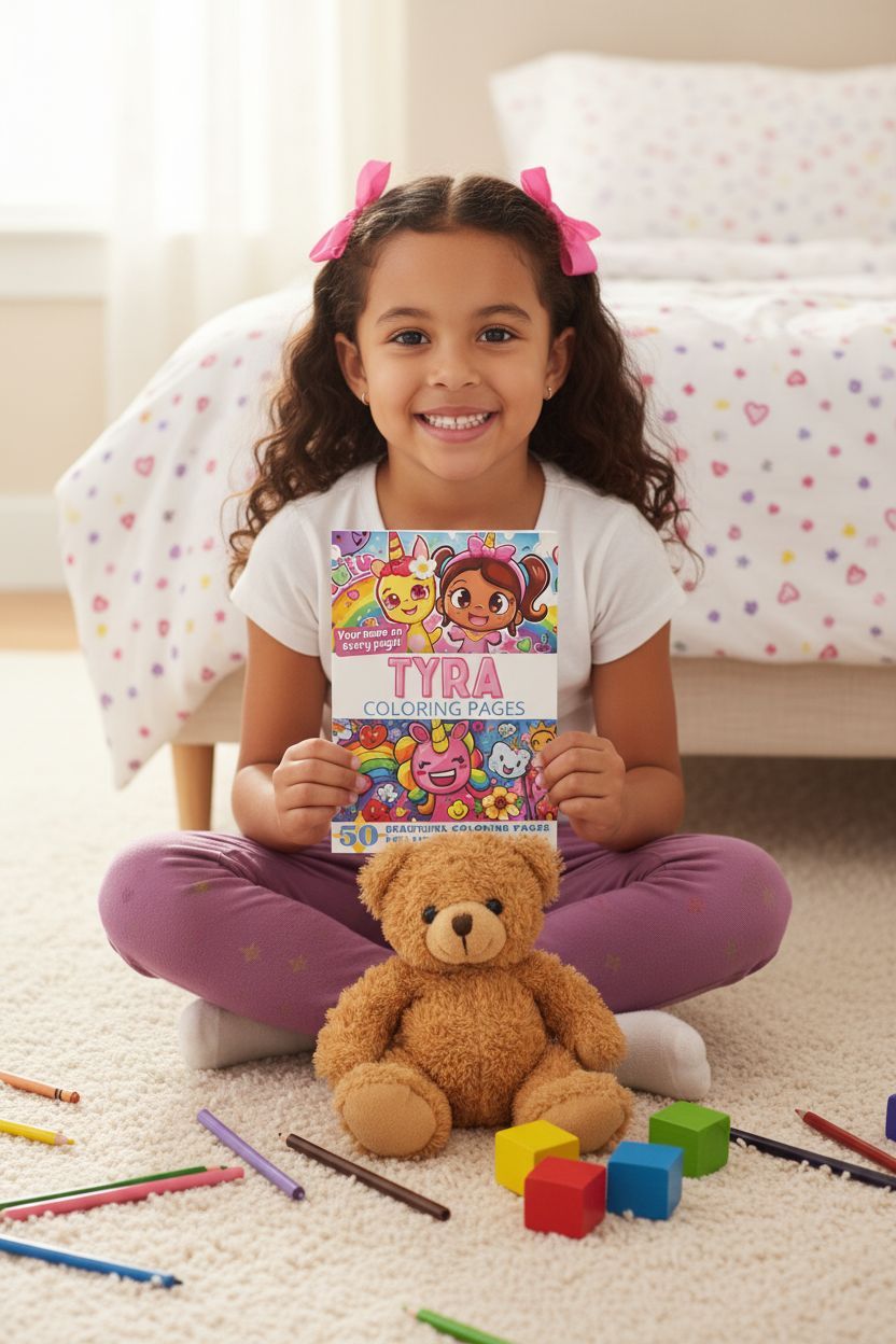 Tyra personal coloring pages