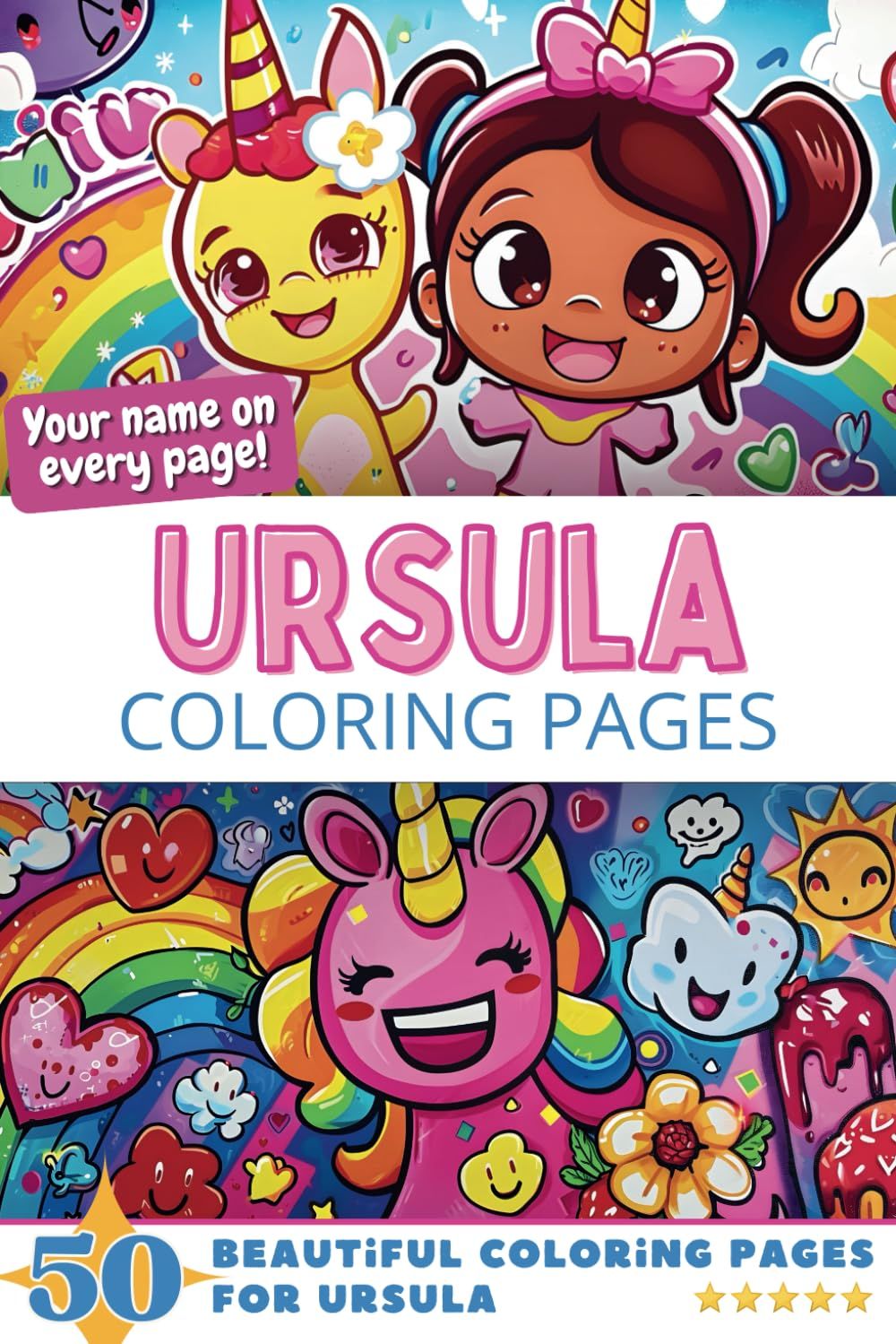 Ursula Coloring Book Cover