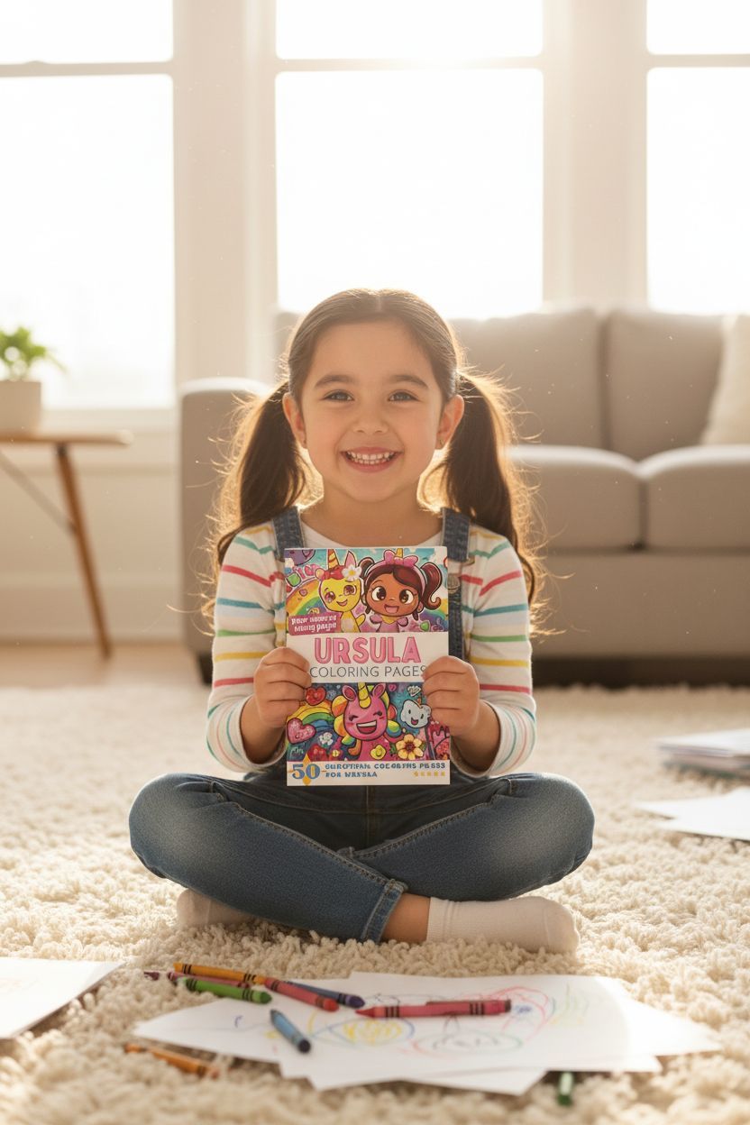 Ursula personal coloring pages