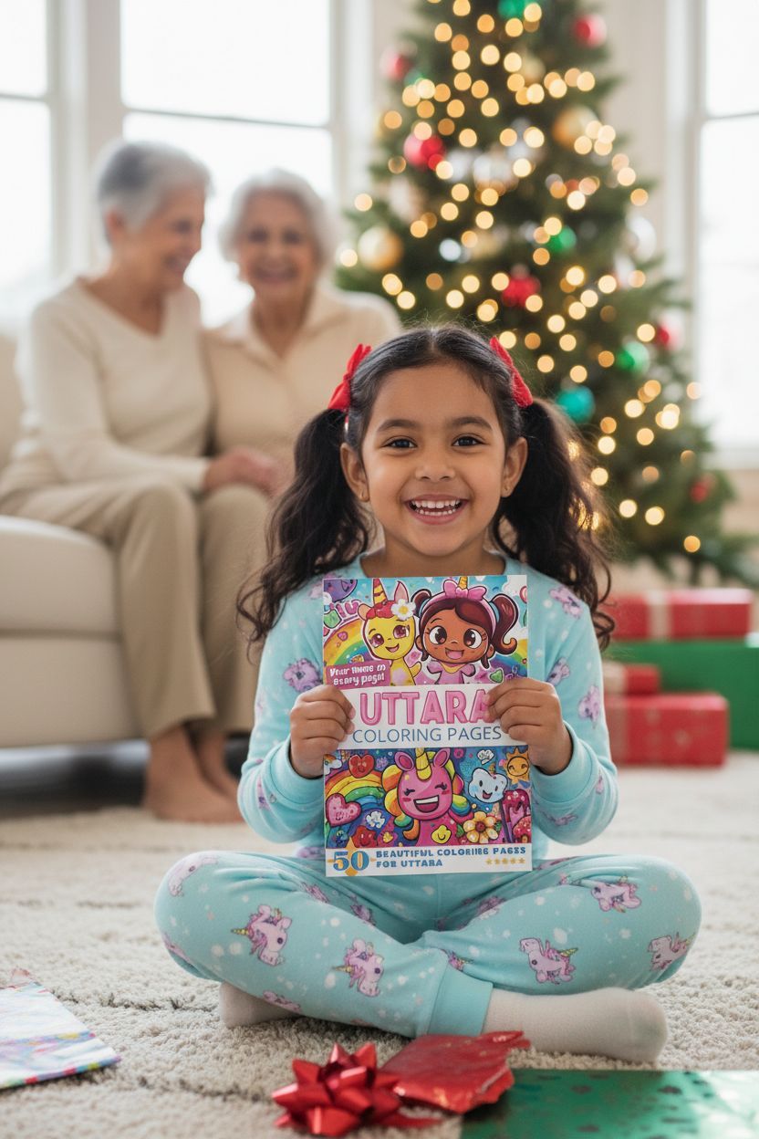 Uttara Christmas coloring pages gift