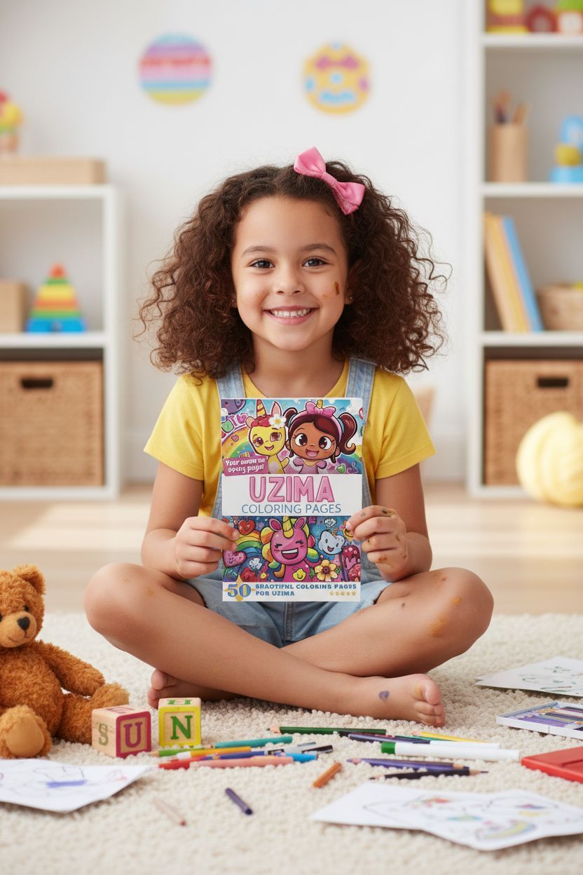 Uzima personal coloring pages