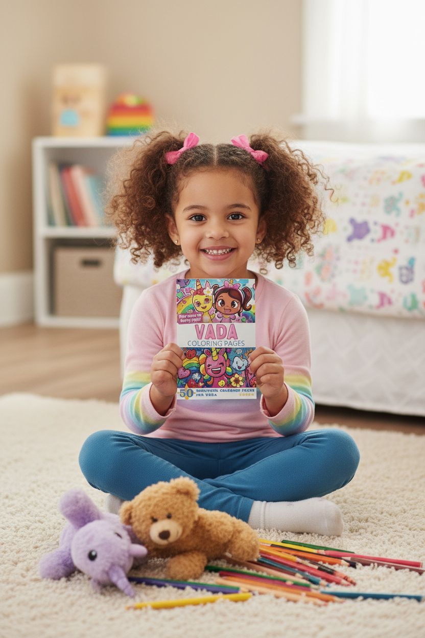 Vada personal coloring pages