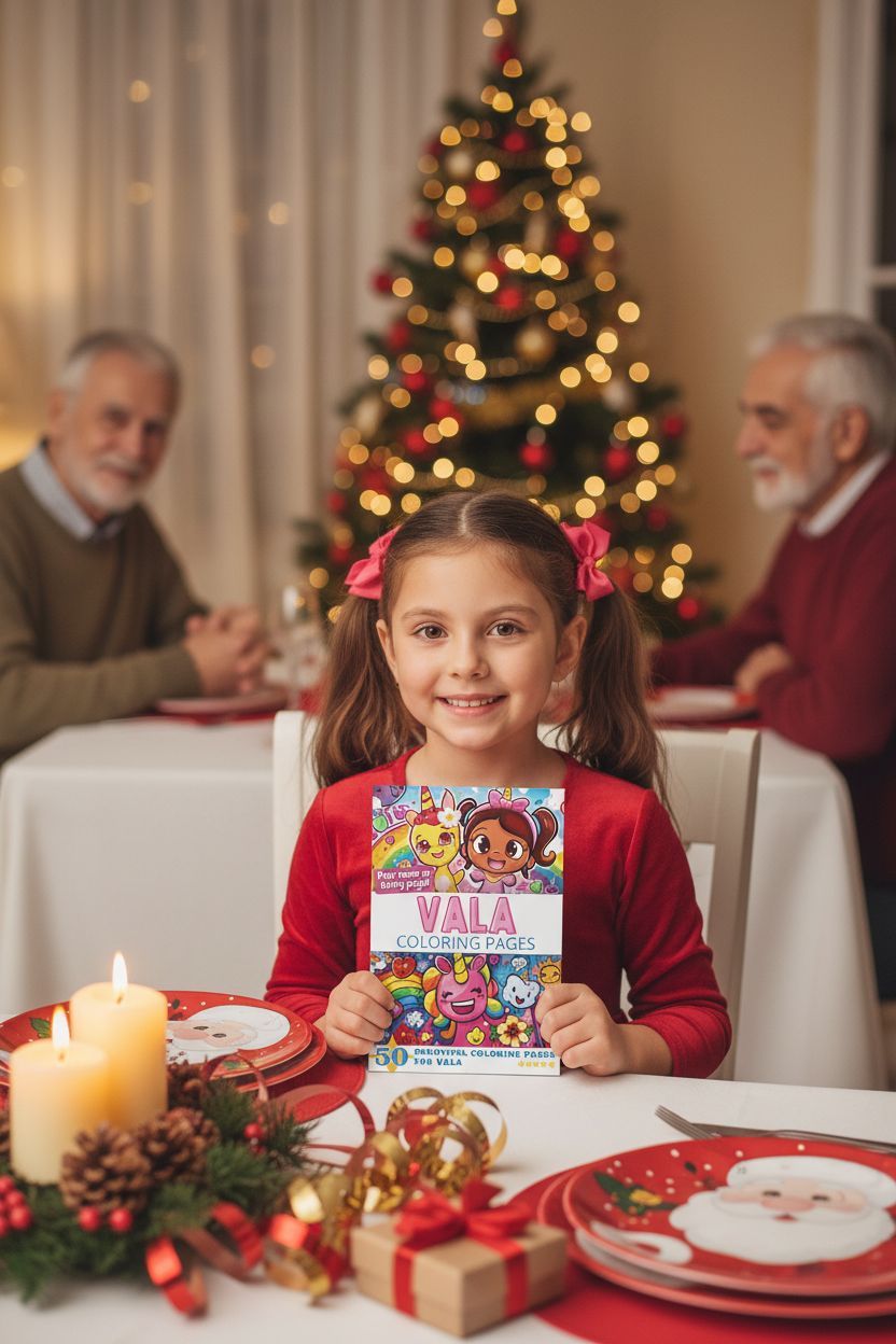 Vala Christmas coloring pages gift