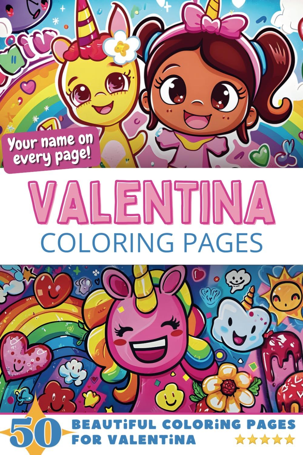Valentina Coloring Book Cover
