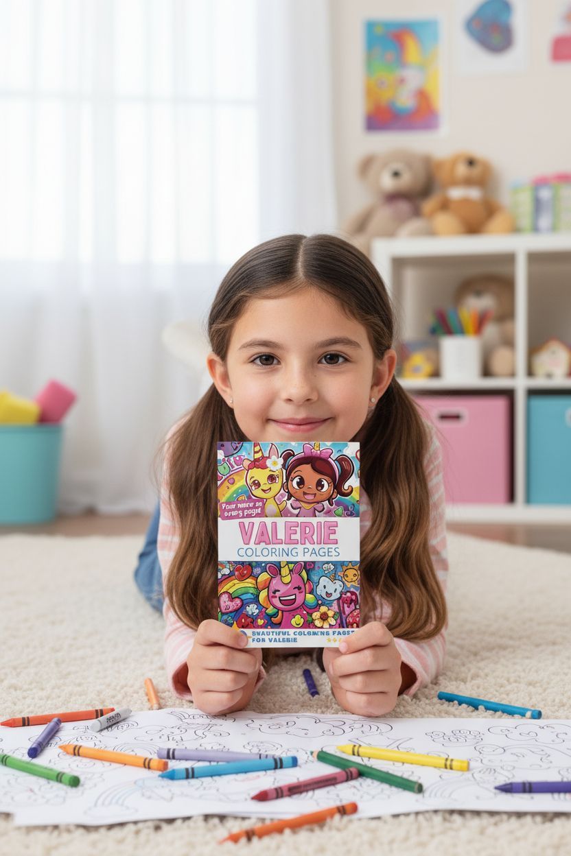 Valerie personal coloring pages