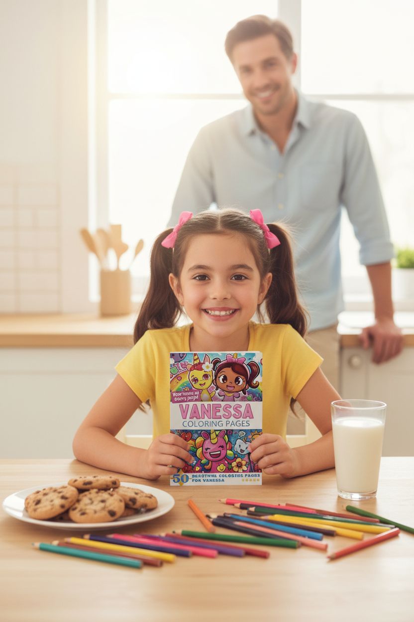 Vanessa personal coloring pages