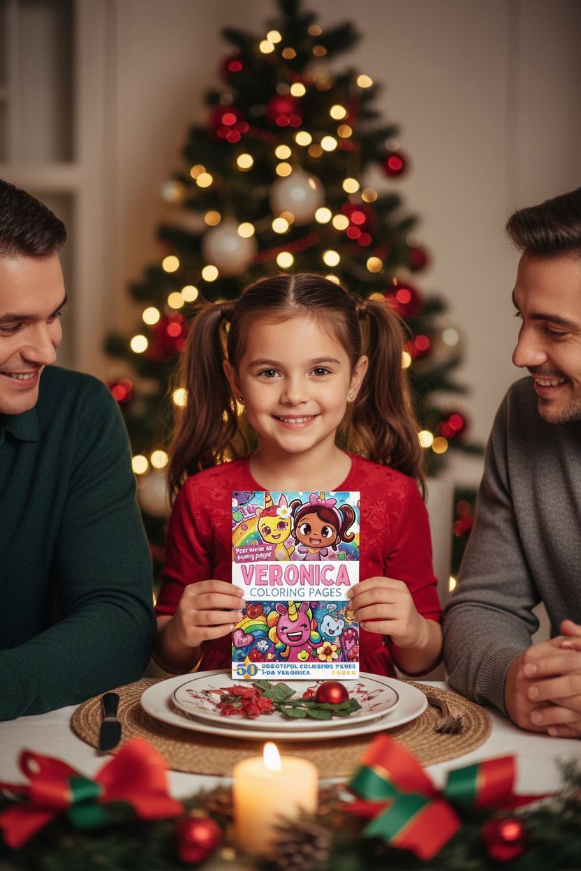 Veronica Christmas coloring pages gift