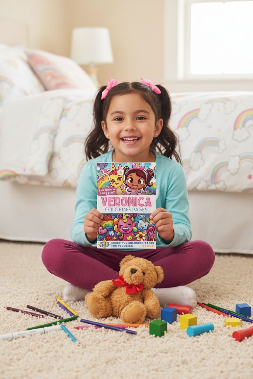 Veronica personal coloring pages