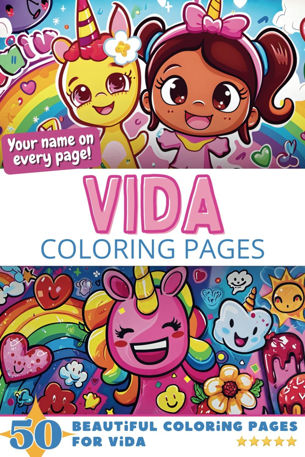 Vida Coloring Book Cover