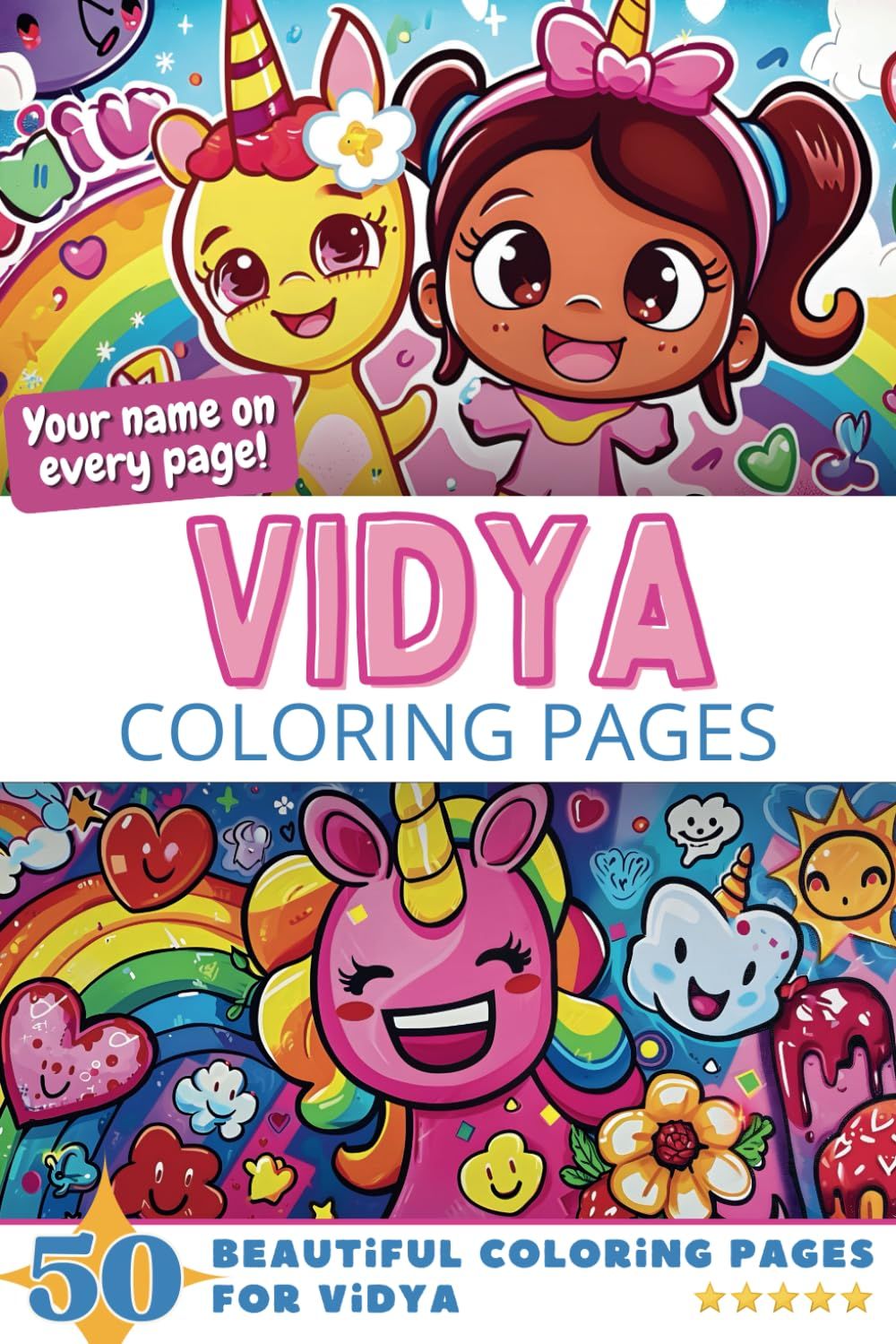 Vidya Coloring Book Cover
