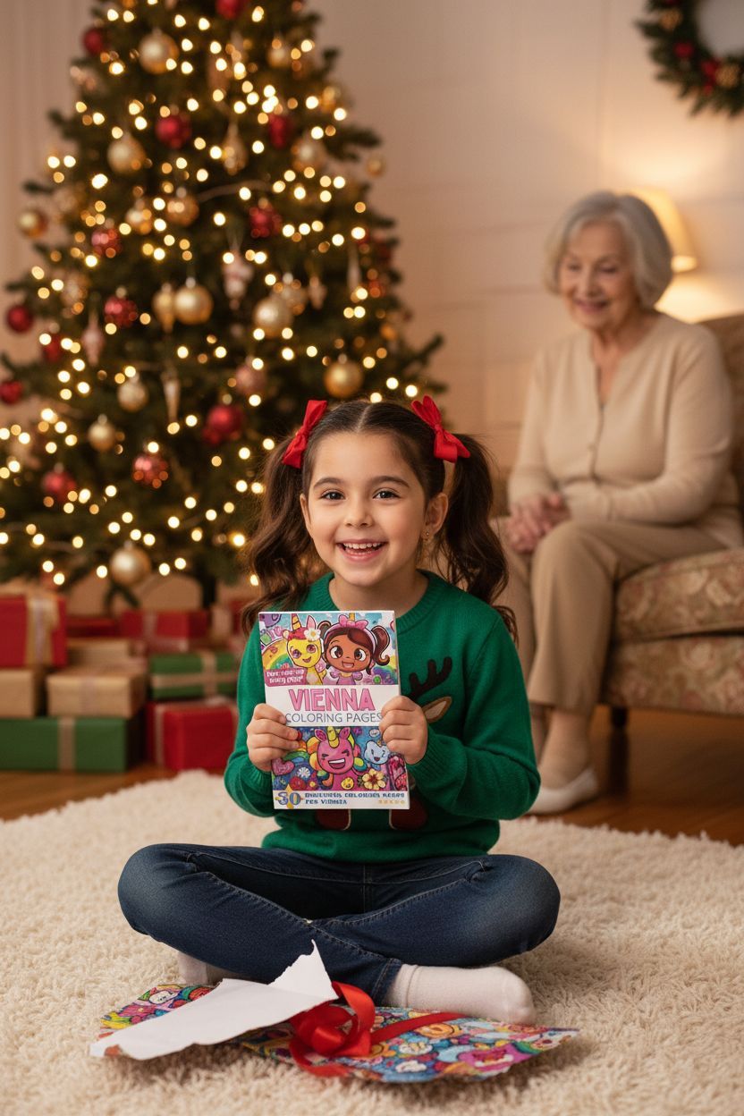 Vienna Christmas coloring pages gift