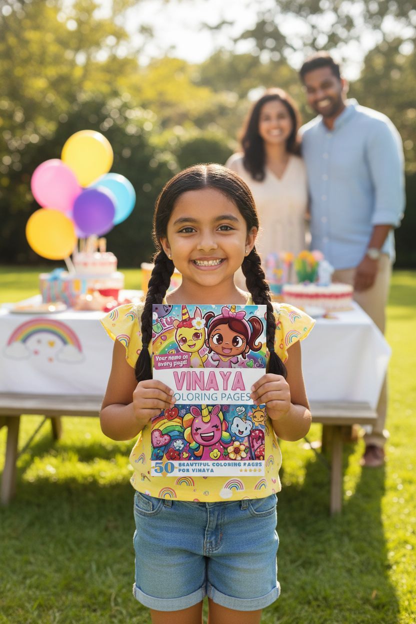 Vinaya coloring book in use