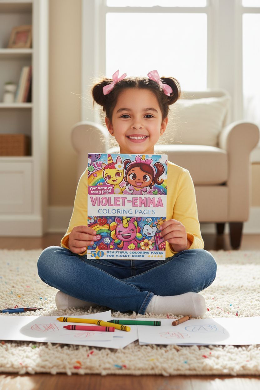 Violet-Emma personal coloring pages