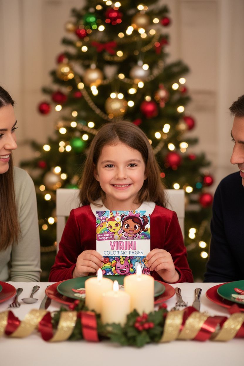 Virini Christmas coloring pages gift