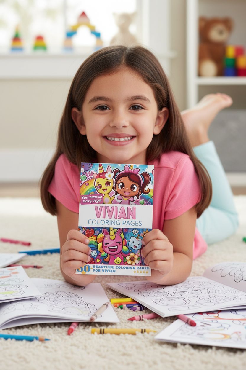 Vivian personal coloring pages
