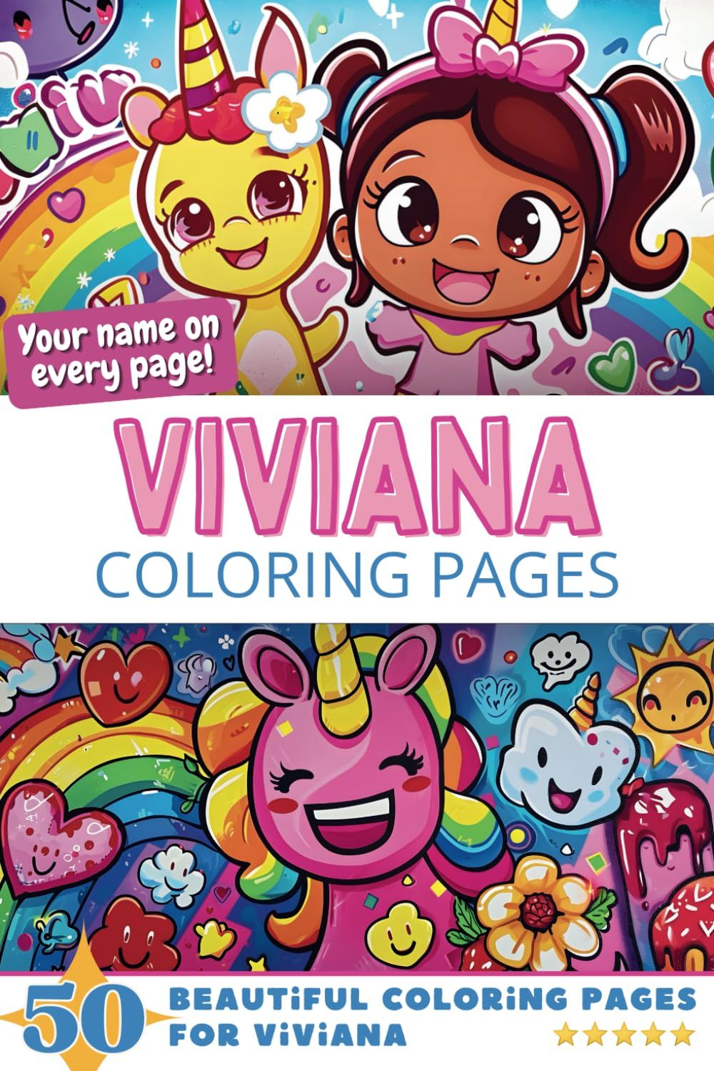 Viviana Coloring Book Cover