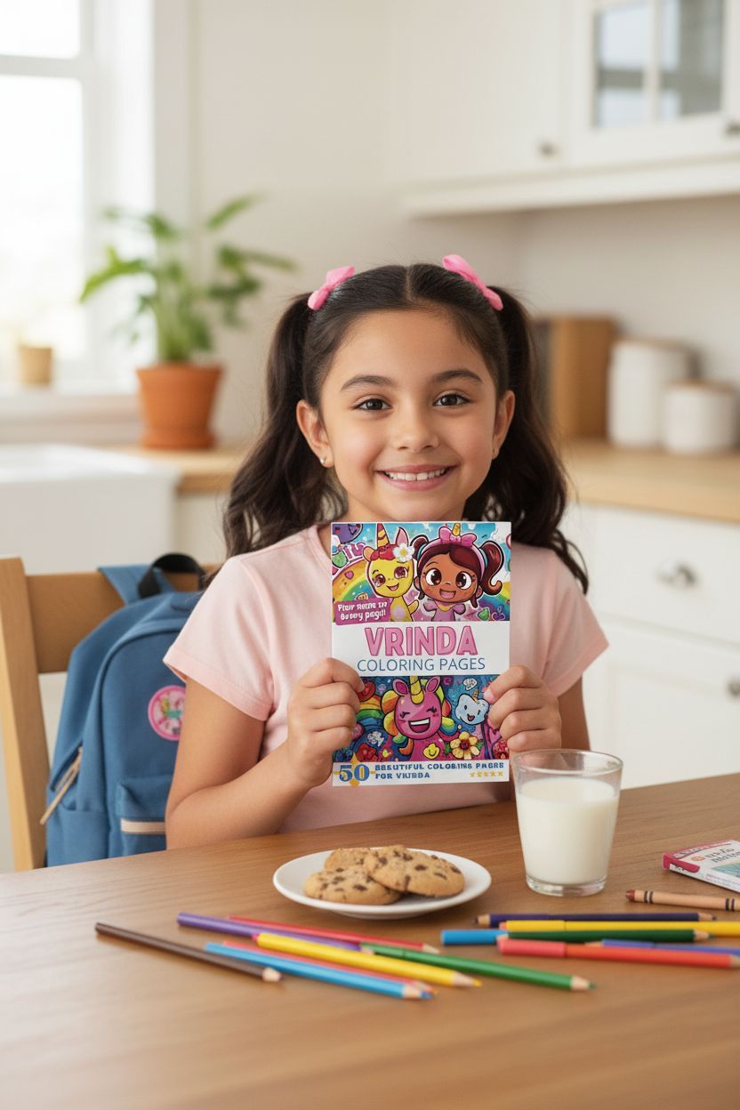 Vrinda personal coloring pages