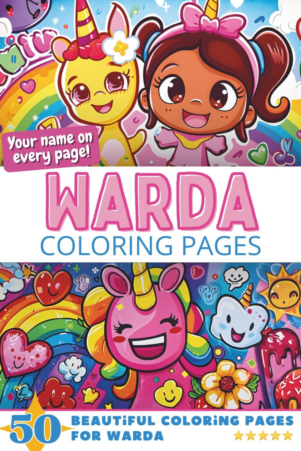 Warda Coloring Book Cover