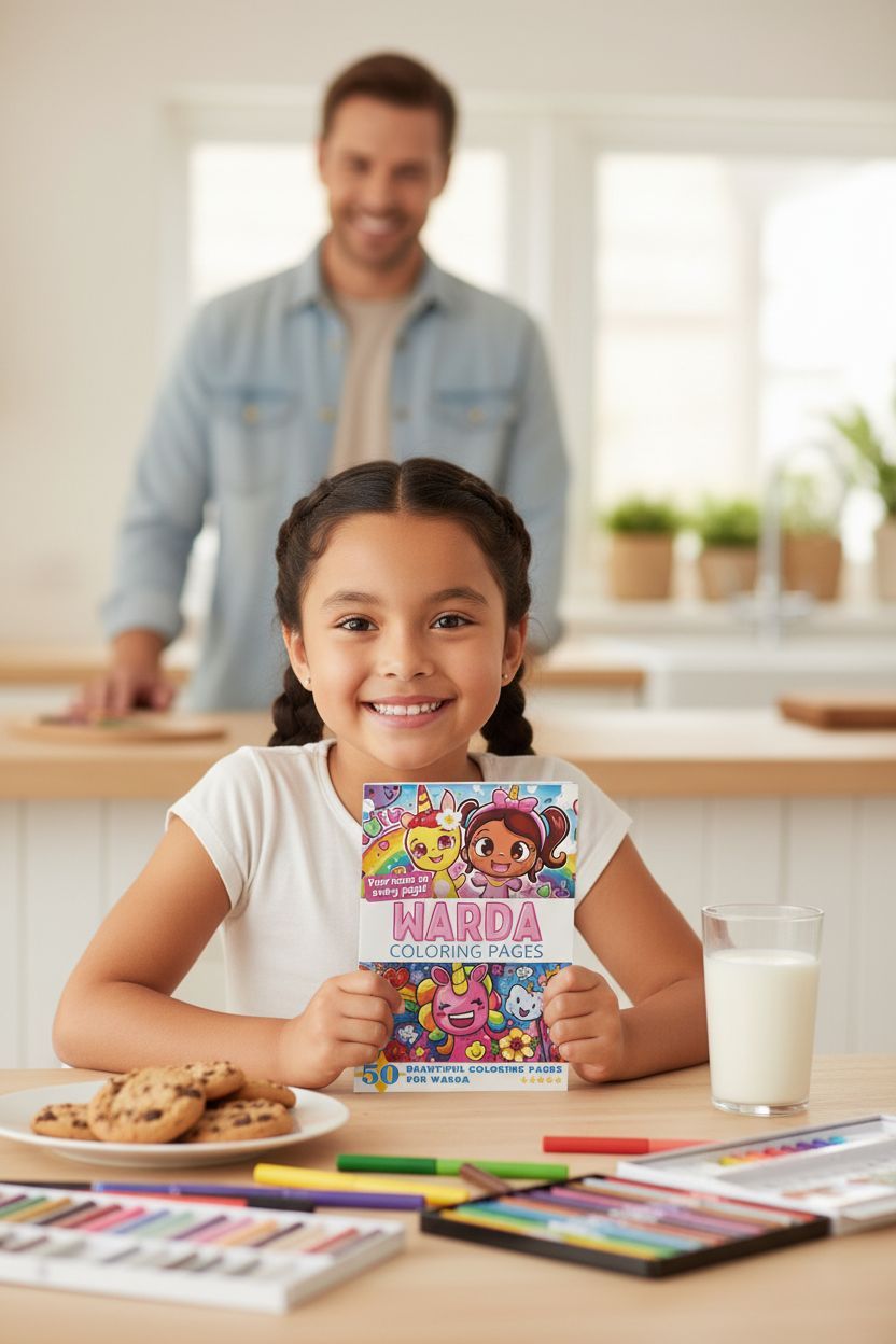 Warda personal coloring pages