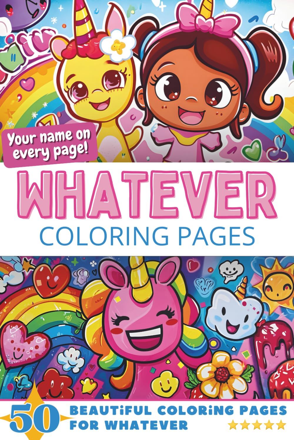 Whatever Coloring Book Cover