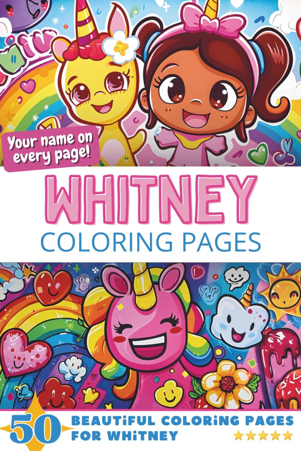 Whitney Coloring Book Cover