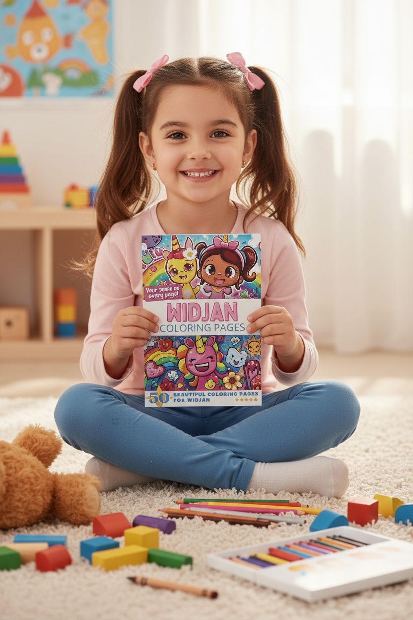 Widjan personal coloring pages