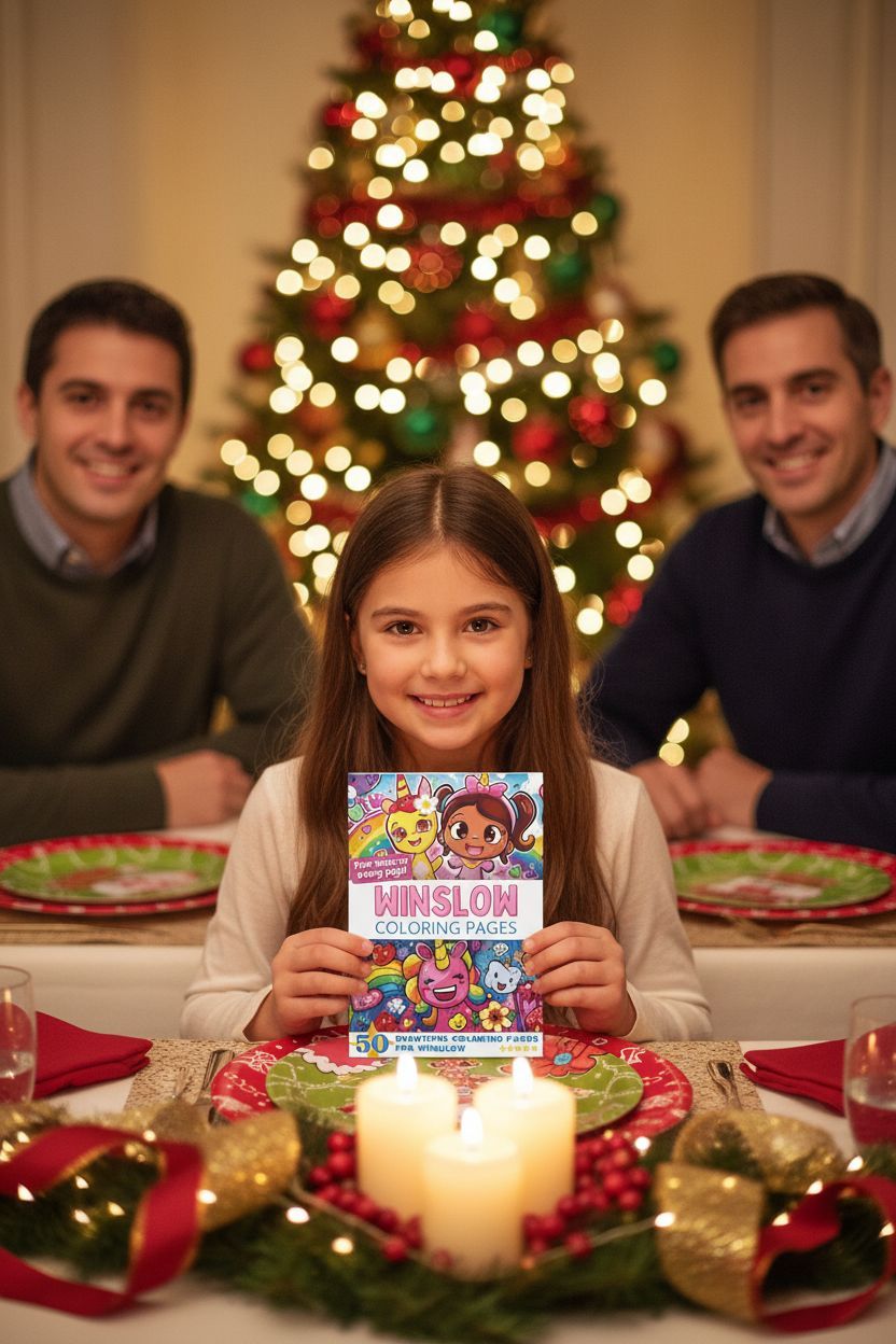 Winslow Christmas coloring pages gift