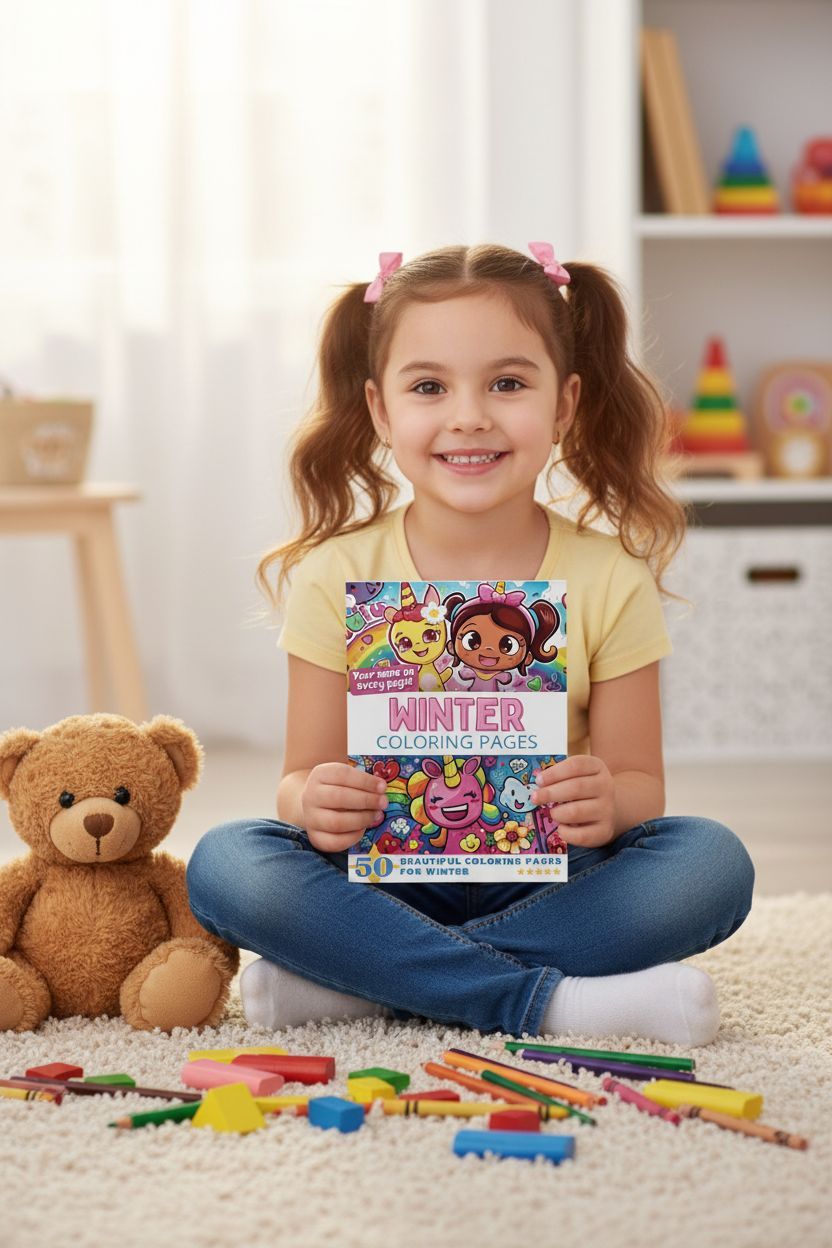 Winter personal coloring pages