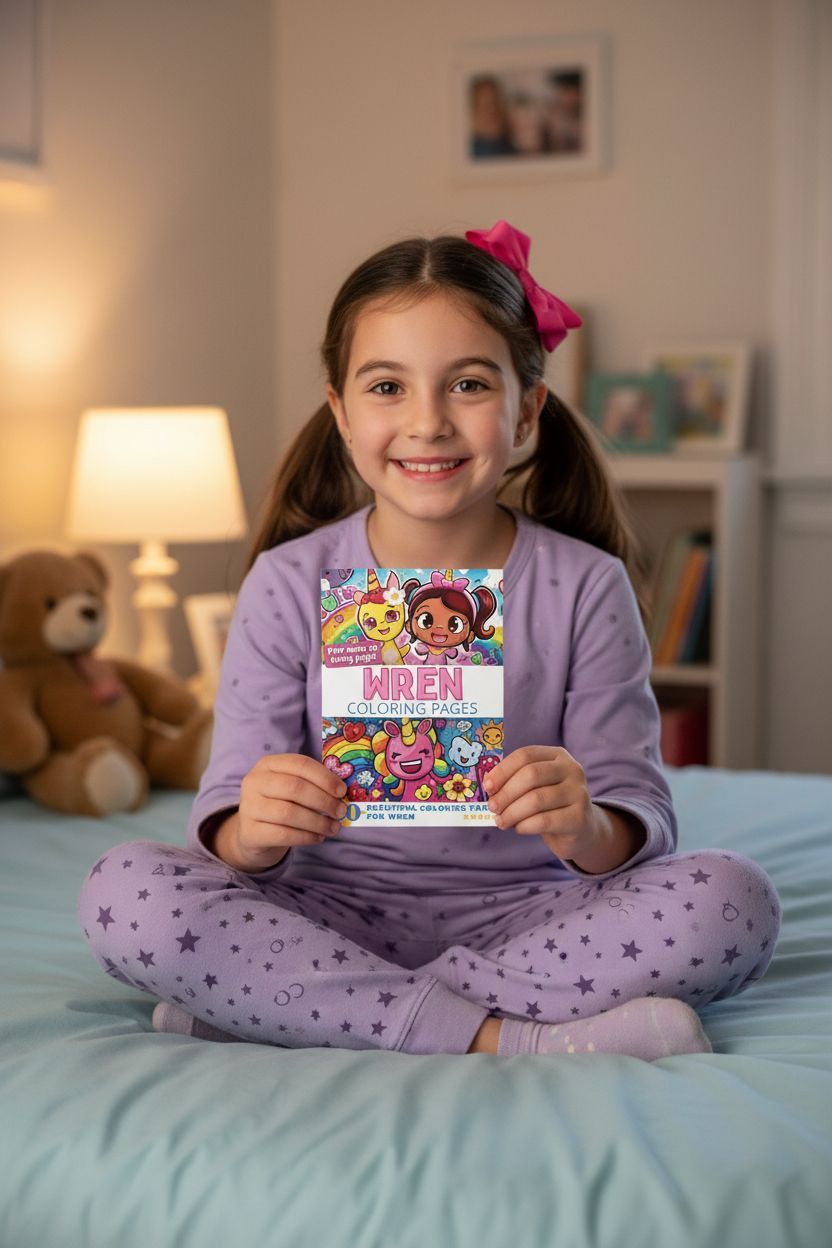 Wren personal coloring pages