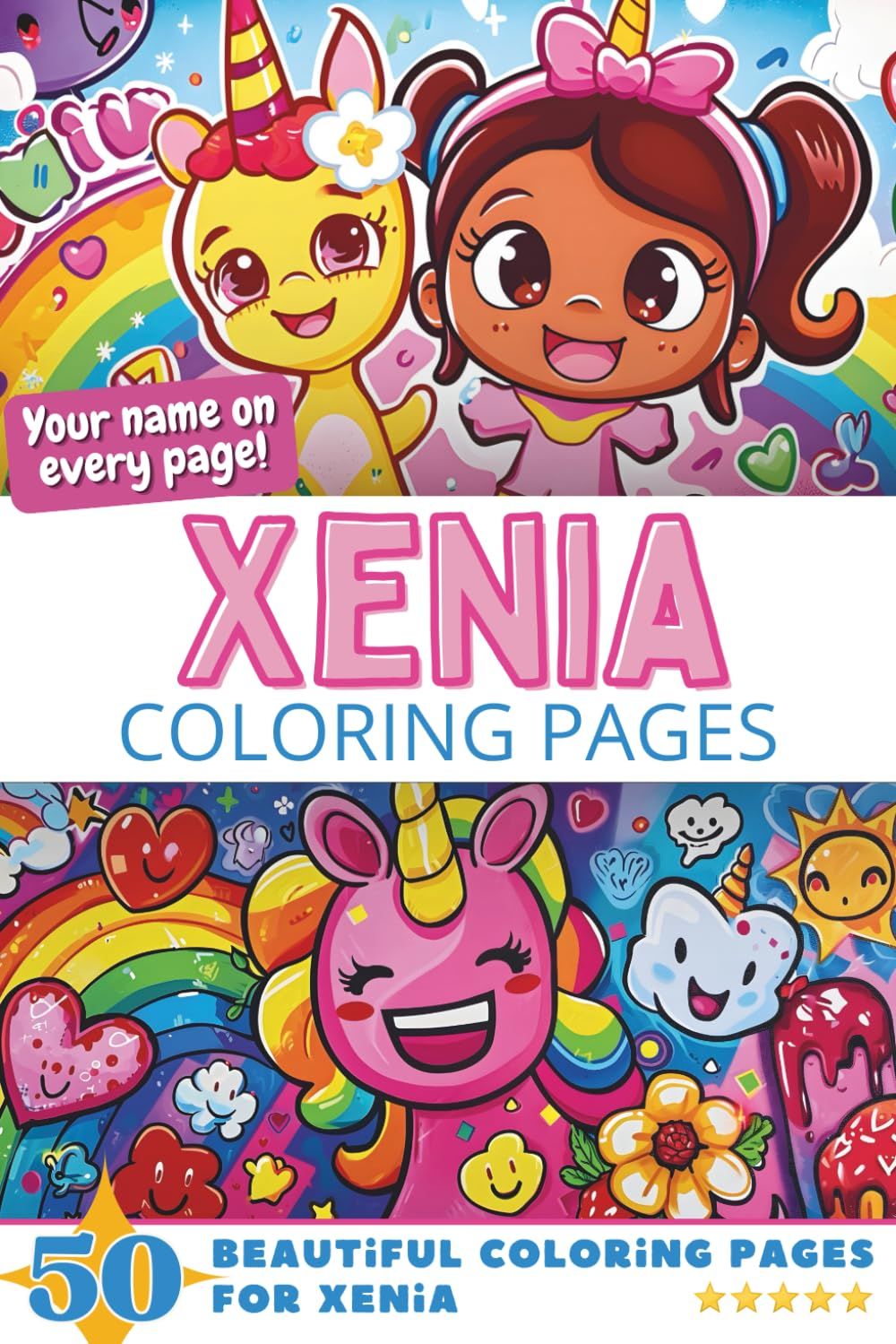 Xenia Coloring Book Cover