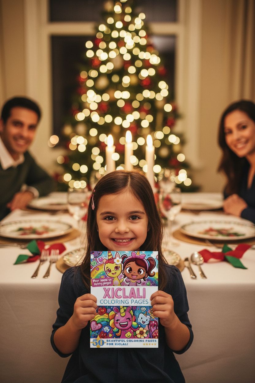 Xiclali Christmas coloring pages gift