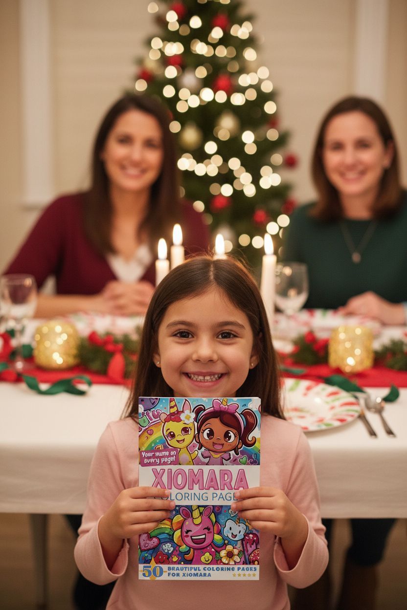 Xiomara Christmas coloring pages gift
