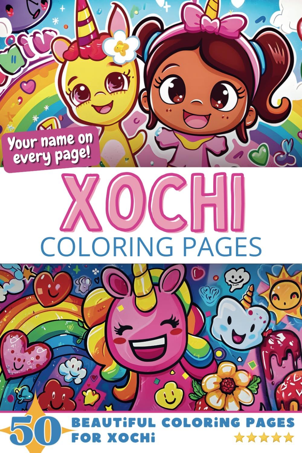 Xochi Coloring Book Cover