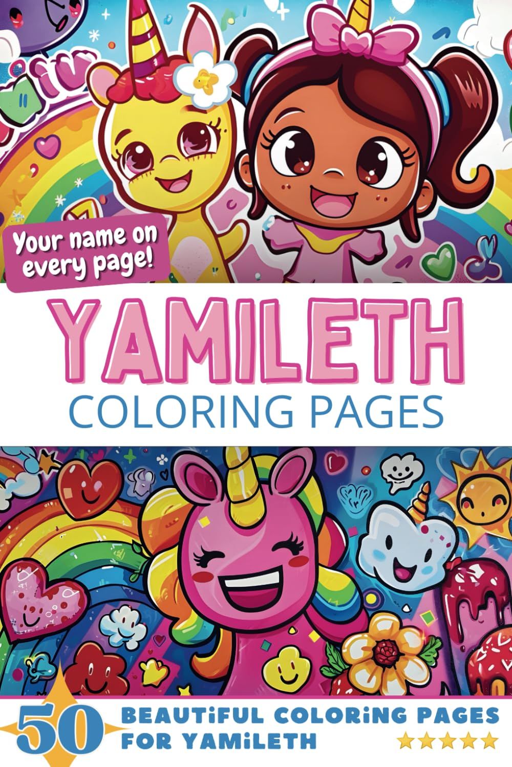 Yamileth Coloring Book Cover