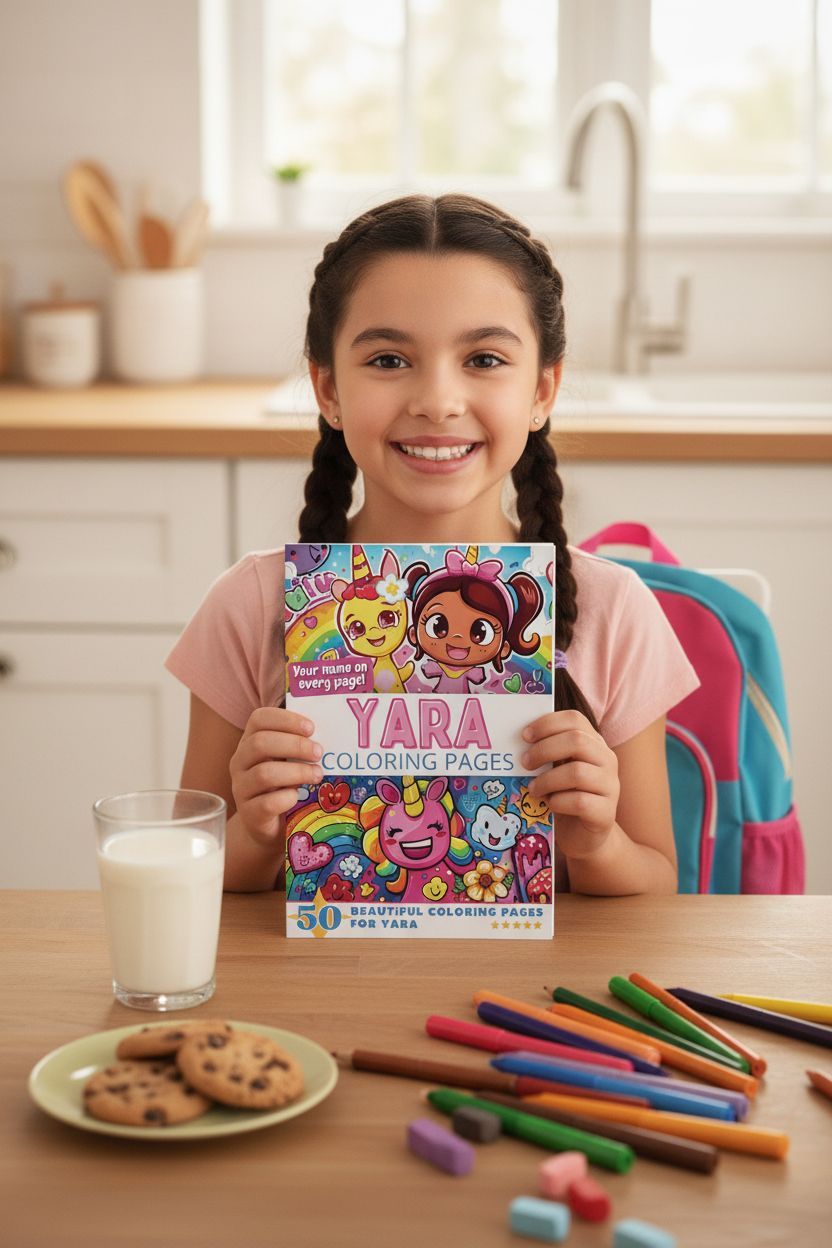 Yara personal coloring pages