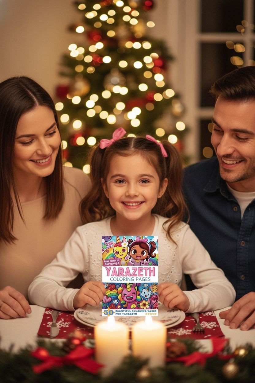 Yarazeth Christmas coloring pages gift