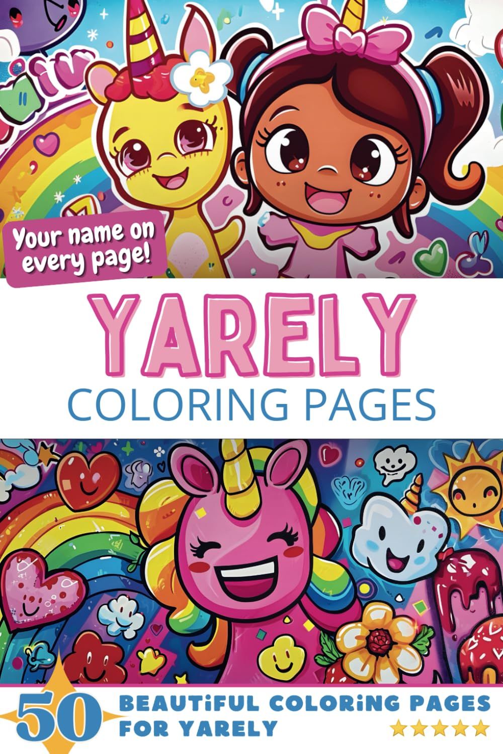 Yarely Coloring Book Cover