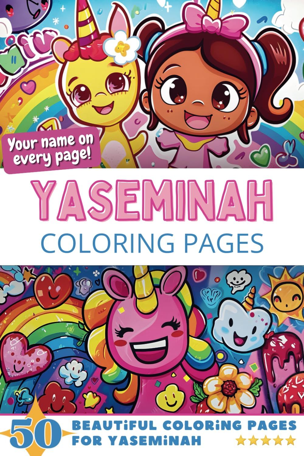 Yaseminah Coloring Book Cover