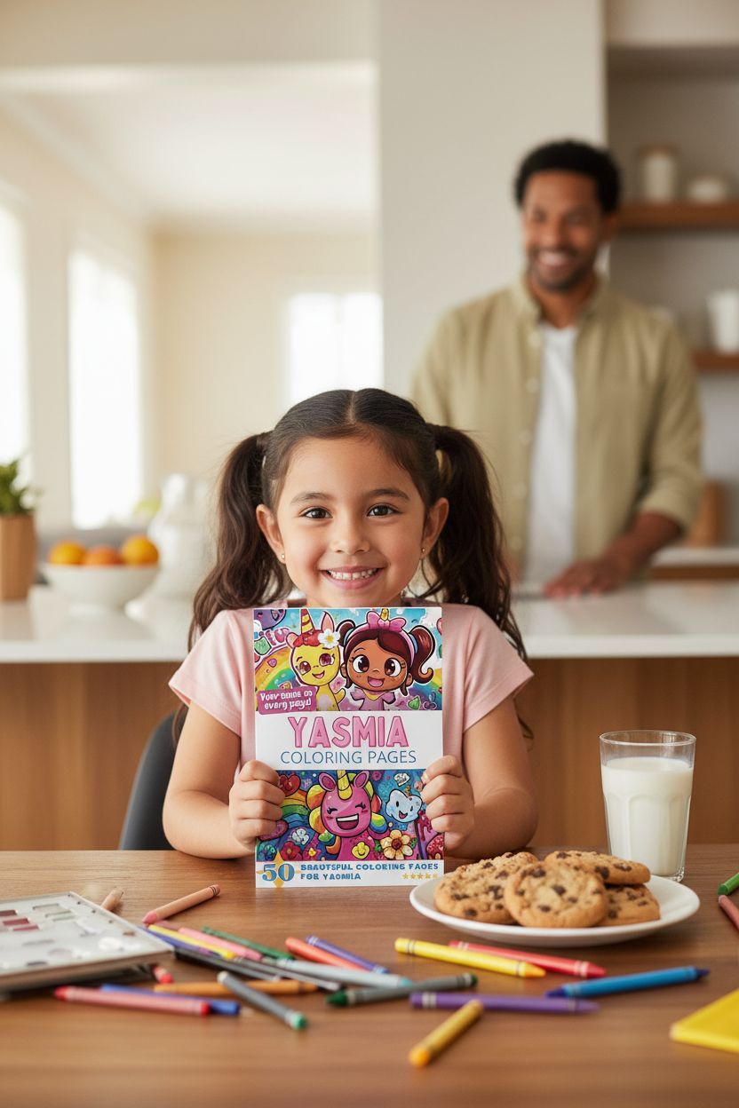 Yasmia personal coloring pages