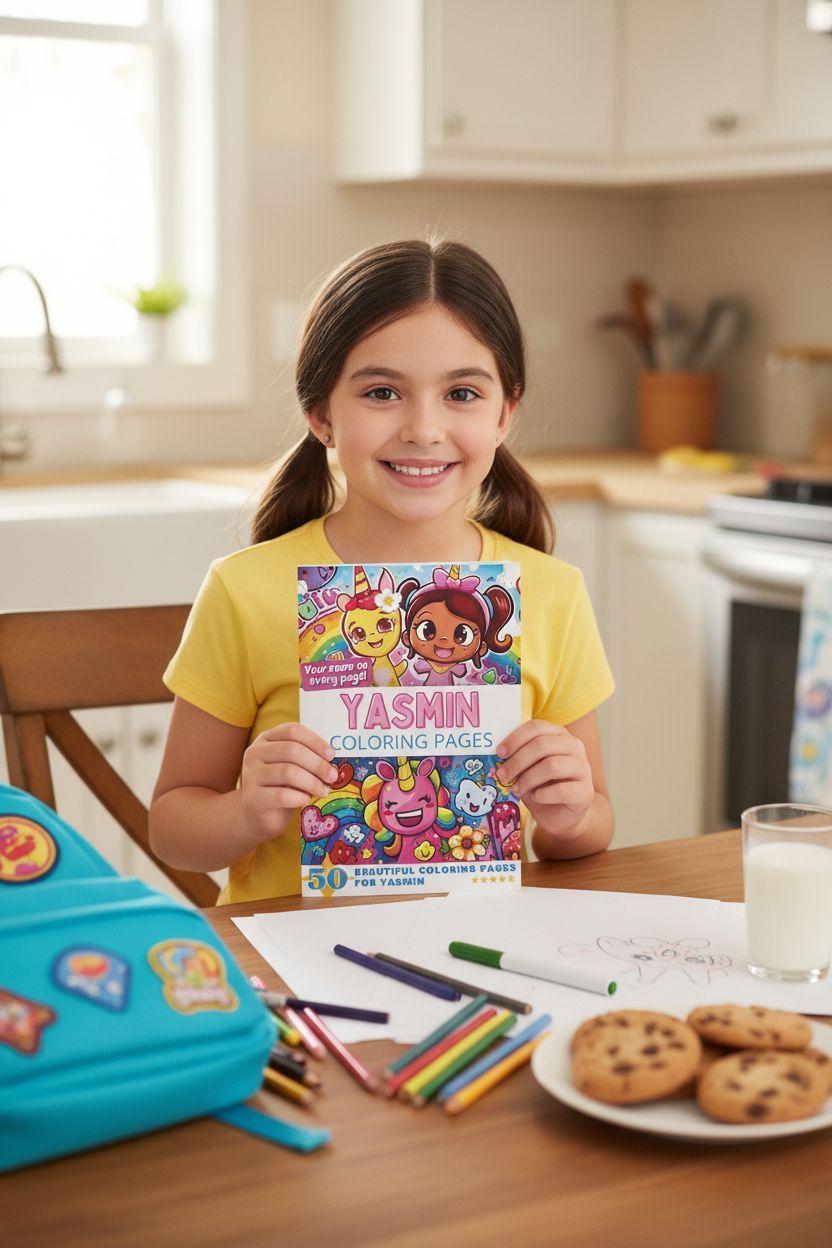 Yasmin personal coloring pages