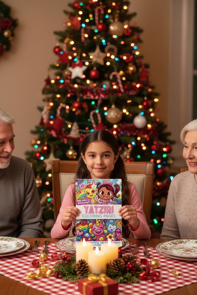 Yatziri Christmas coloring pages gift