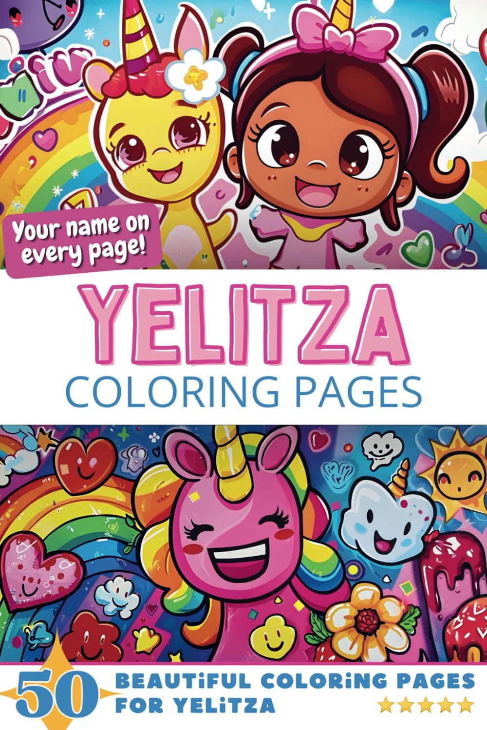 Yelitza Coloring Book Cover