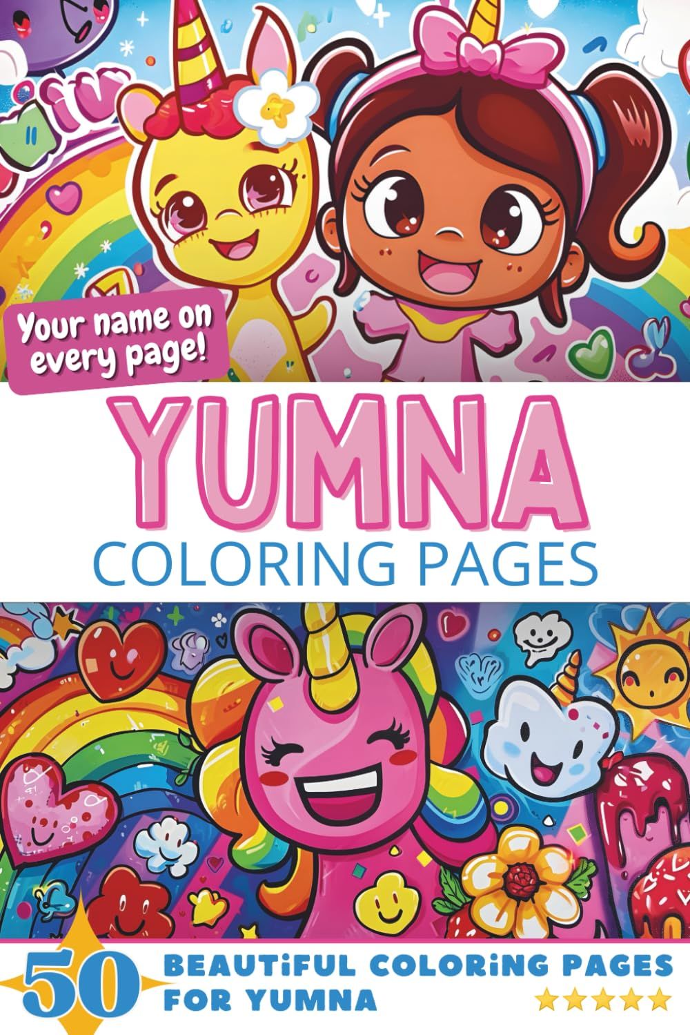Yumna Coloring Book Cover